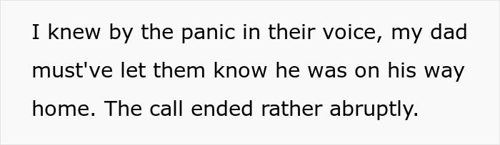A black and white text post about a dad reacting to a clear boundary before giving birth. A black and white text post about a dad reacting to a clear boundary before giving birth.
