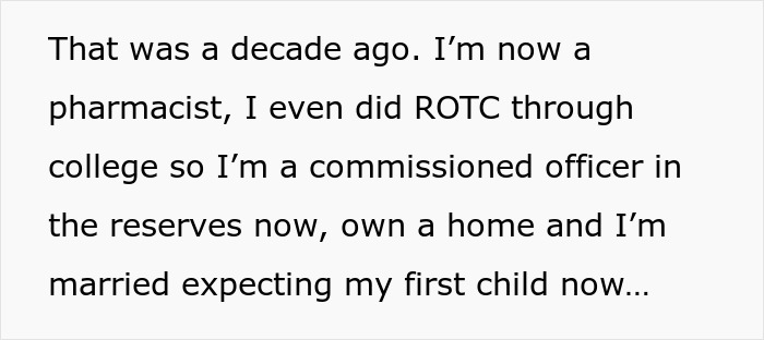 Text block describing a son’s successful life a decade after he cut off parents who dismissed his achievements. Text block describing a son’s successful life a decade after he cut off parents who dismissed his achievements.
