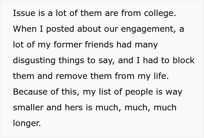 Engagement announcement causes former friends to react negatively Engagement announcement causes former friends to react negatively