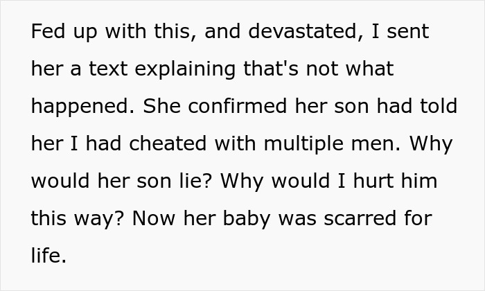 A screenshot showing how a woman decided to expose the real reason her engagement ended.