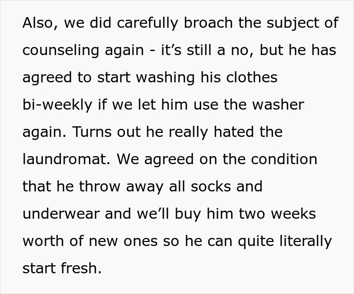 Grown Man Hates Doing Laundry, Doesn't Understand Why His Family Calls Him Out On His Stinky Clothes
