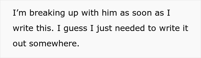 Social media text stating a woman plans to dumps cheater boyfriend as soon as she is done writing. Social media text stating a woman plans to dumps cheater boyfriend as soon as she is done writing.
