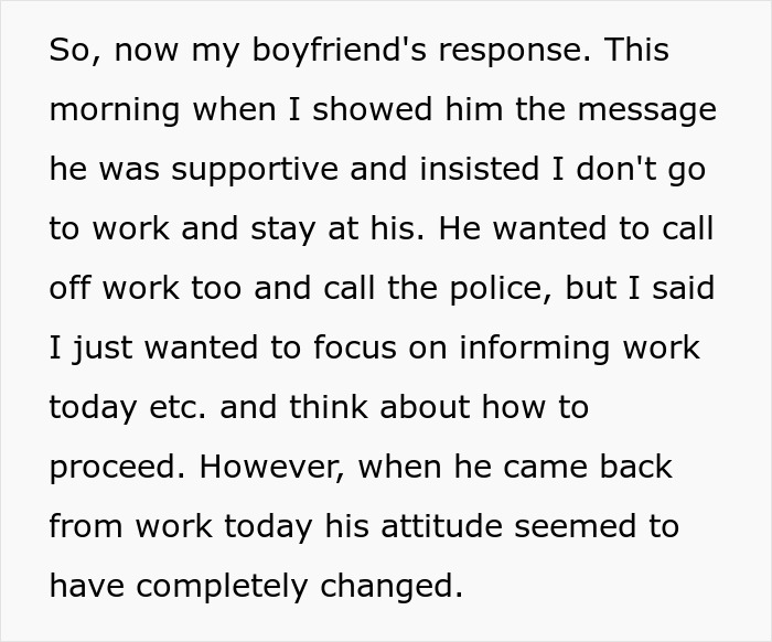 Guy Acts Like It's GF's Fault Her Male Coworker Is Obsessed With Her, She Doesn't See The Red Flags Guy Acts Like It's GF's Fault Her Male Coworker Is Obsessed With Her, She Doesn't See The Red Flags