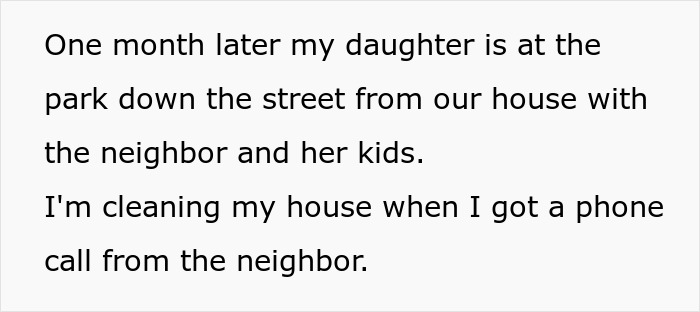 A parent describing their daughter at the park before an encounter with an unhinged mom. A parent describing their daughter at the park before an encounter with an unhinged mom.