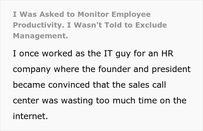 Boss Is Furious When Employee Productivity Check Includes His Own Browsing History Which Is &ldquo;Spectacular&rdquo;