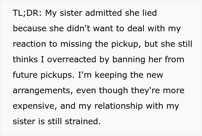 A story update where an aunt leaves 8YO niece alone at school after lying about picking her up. A story update where an aunt leaves 8YO niece alone at school after lying about picking her up.