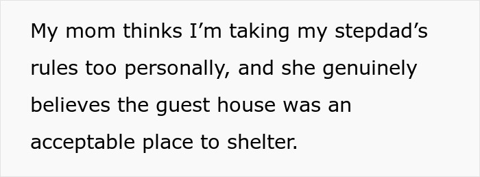 Woman Expected Stepdad To Bend His Rules For An Emergency Situation But He Doesn&rsquo;t Care And Mom Agrees