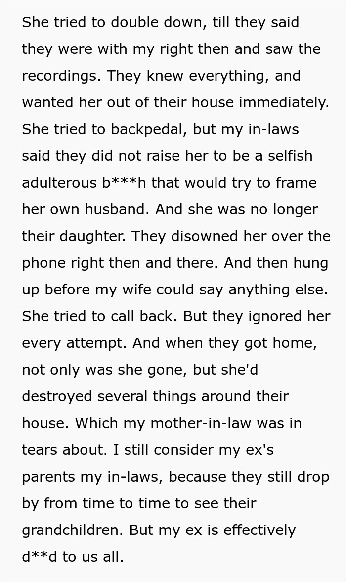 Screenshot of text detailing a family scandal and a disowned wife after her secret affair. Screenshot of text detailing a family scandal and a disowned wife after her secret affair.
