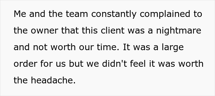 Boss Insists Nightmare Client Isn’t That Bad, So Employee Lets Him Handle Her Himself, He Returns In Tears Boss Insists Nightmare Client Isn’t That Bad, So Employee Lets Him Handle Her Himself, He Returns In Tears