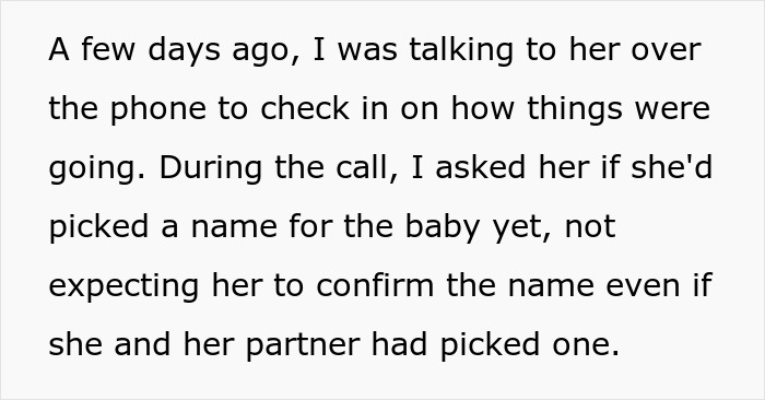 Sister's Happy Pregnancy Turns Sour After She Reveals The Name She Picked For Her Baby