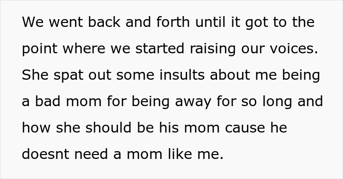 Mother Returns For Her 3YO, Then Confronts Grandma After Learning She Taught Him To Call Her Mom Mother Returns For Her 3YO, Then Confronts Grandma After Learning She Taught Him To Call Her Mom