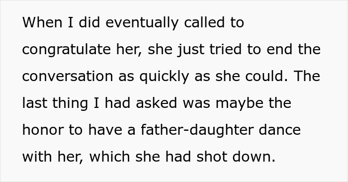 Stepdaughter Makes Sure Stepdad Knows She Hates Him, Still Shocked He Might Not Fund Her Wedding Stepdaughter Makes Sure Stepdad Knows She Hates Him, Still Shocked He Might Not Fund Her Wedding