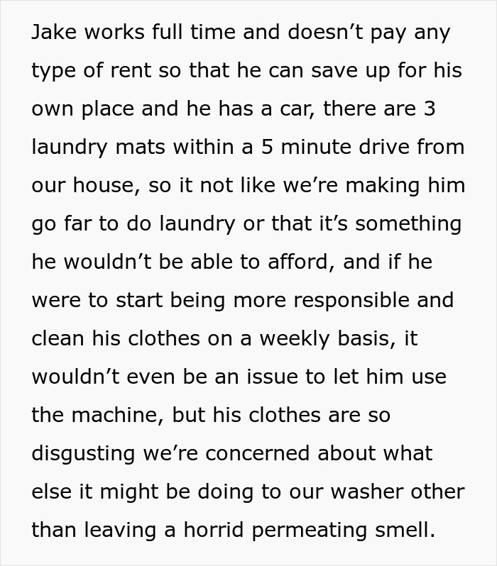 Grown Man Hates Doing Laundry, Doesn't Understand Why His Family Calls Him Out On His Stinky Clothes