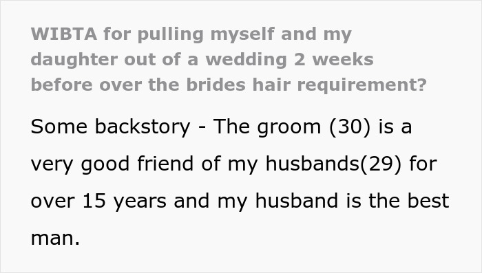 Woman Spends A Fortune On Vivid Hair, Gets Told To Dye It A Natural Color To Fit Into Wedding Party Woman Spends A Fortune On Vivid Hair, Gets Told To Dye It A Natural Color To Fit Into Wedding Party