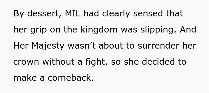 Power struggle scene between toxic mom and daughter-in-law Power struggle scene between toxic mom and daughter-in-law