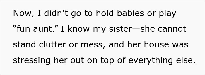 Sis Comes To Aid Postpartum Mom With Household Chores, BIL Says Wife Should Handle It Herself