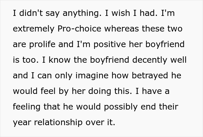 Online text continuation discussing the ethical dilemma and potential relationship breakup after trying to trick BF. Online text continuation discussing the ethical dilemma and potential relationship breakup after trying to trick BF.