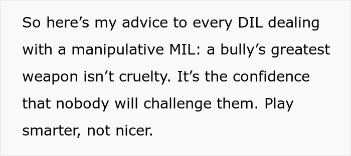 Advice to daughter-in-law on handling a manipulative toxic mom with confidence Advice to daughter-in-law on handling a manipulative toxic mom with confidence