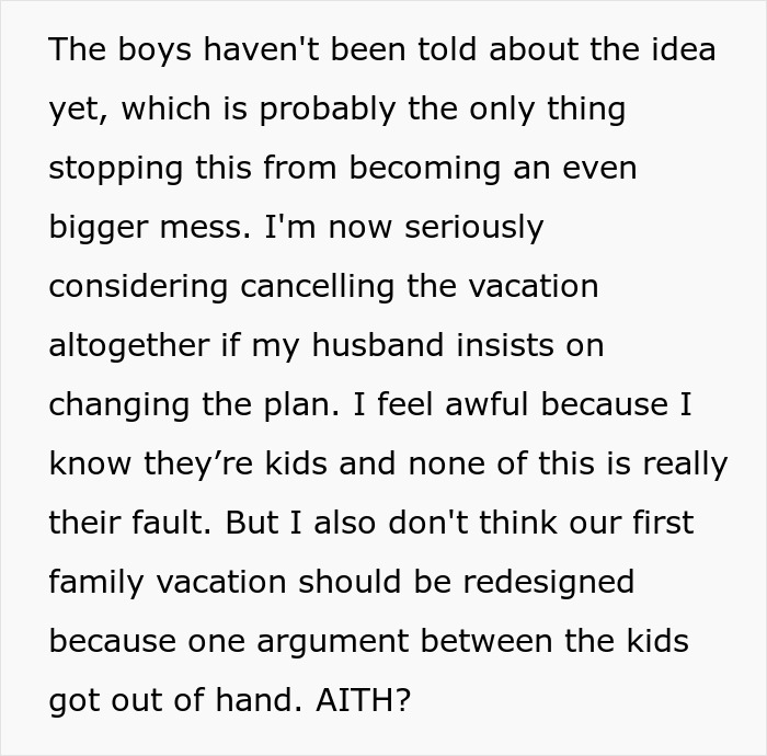 Wife Says No To Husband’s Plan To Bring His Former Stepkids On Their Florida Vacation, He Gets Mad Wife Says No To Husband’s Plan To Bring His Former Stepkids On Their Florida Vacation, He Gets Mad