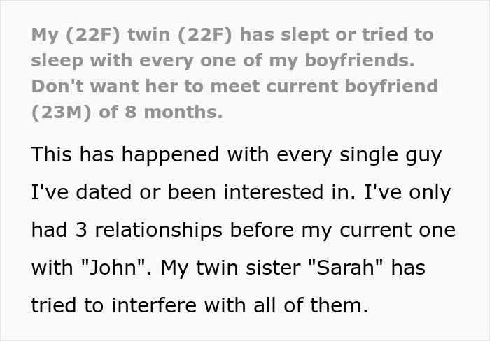 Twin Sister Goes Out Of Her Way To Seduce Every Single Boyfriend Woman Has Twin Sister Goes Out Of Her Way To Seduce Every Single Boyfriend Woman Has