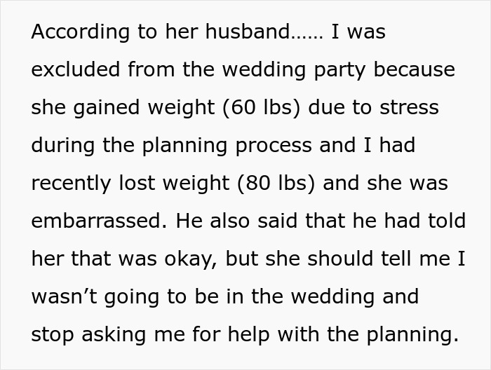 Bride Promised Her Friend The MOH Spot For 15 Years, Then Asked Her To Fetch Drinks At The Wedding Bride Promised Her Friend The MOH Spot For 15 Years, Then Asked Her To Fetch Drinks At The Wedding