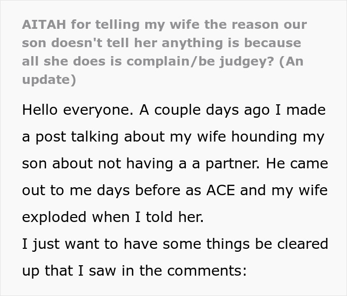 Son’s Coming Out Unravels Parents’ 20-Year Marriage As Dad Learns Wife Isn’t Who She Claimed To Be Son’s Coming Out Unravels Parents’ 20-Year Marriage As Dad Learns Wife Isn’t Who She Claimed To Be