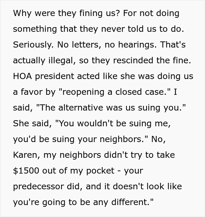 HOA Tells Residents To Move If They're Unhappy With Them HOA Tells Residents To Move If They're Unhappy With Them