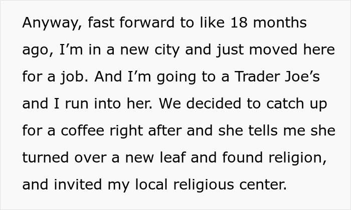 Man moves to new city and reconnects with someone at Trader Joe's Man moves to new city and reconnects with someone at Trader Joe's