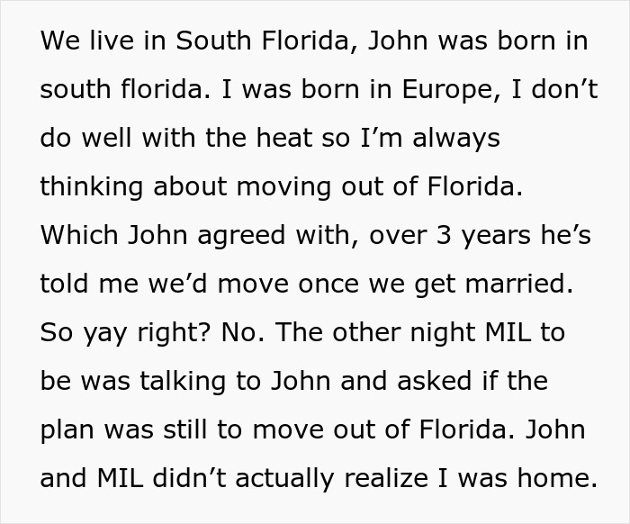 Text post describing a man's relationship conflict and lie about moving after getting married Text post describing a man's relationship conflict and lie about moving after getting married