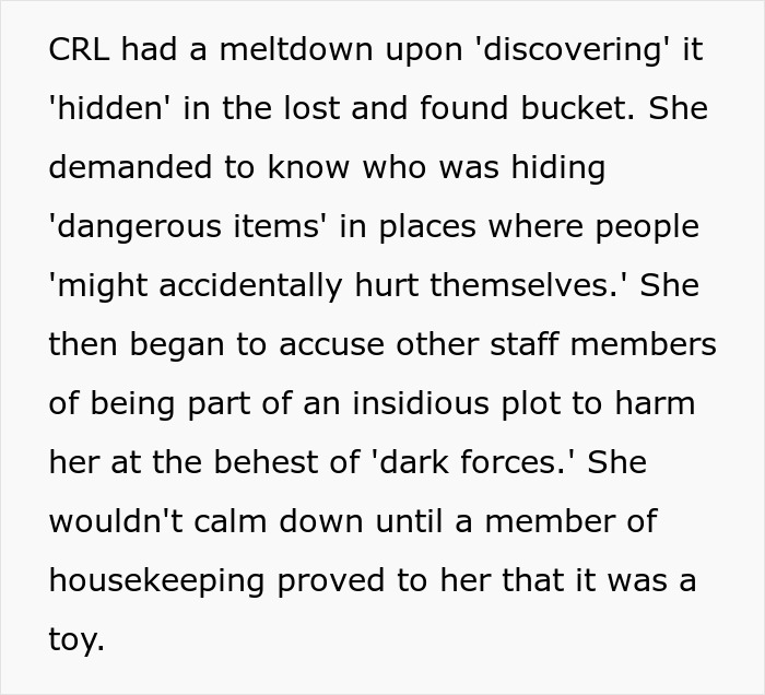Hotel Tells Employee To Not Bring Untrained Dog To Work, She Calls Them "Satanic Reptilian Illuminati" Hotel Tells Employee To Not Bring Untrained Dog To Work, She Calls Them "Satanic Reptilian Illuminati"