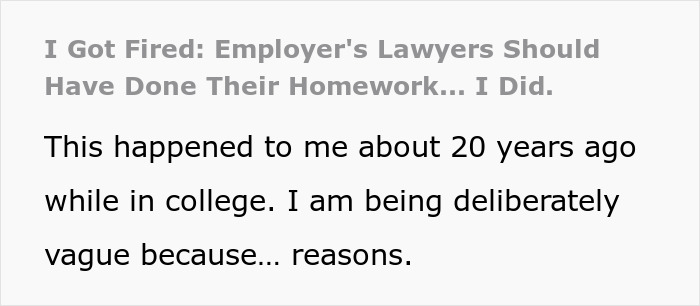 Company's High-Priced Lawyers Overlook One Clause In Their Own Handbook, And Fired Worker Cashes In Company's High-Priced Lawyers Overlook One Clause In Their Own Handbook, And Fired Worker Cashes In