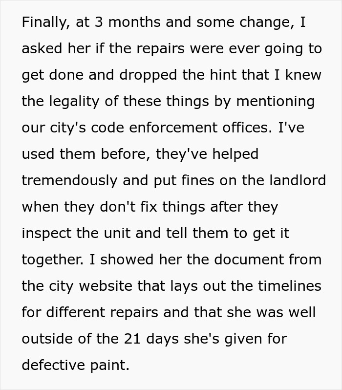 Landlord Dares Tenant To Report Her To The City, Unaware It Will Be Her Biggest Mistake Landlord Dares Tenant To Report Her To The City, Unaware It Will Be Her Biggest Mistake