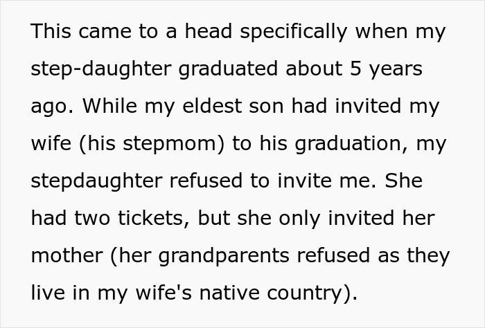 Stepdaughter Makes Sure Stepdad Knows She Hates Him, Still Shocked He Might Not Fund Her Wedding Stepdaughter Makes Sure Stepdad Knows She Hates Him, Still Shocked He Might Not Fund Her Wedding