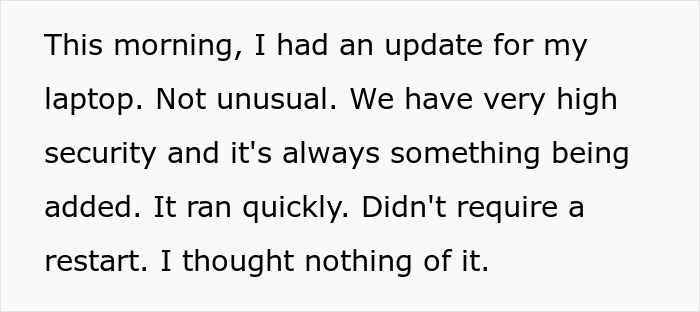 Employee Suspects Boss Is Screenshotting Their Laptop After Noticing Suspicious Blinks, Has Fun With It Employee Suspects Boss Is Screenshotting Their Laptop After Noticing Suspicious Blinks, Has Fun With It