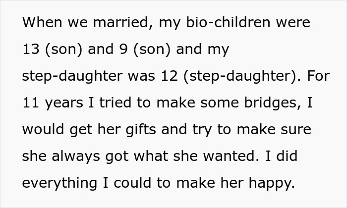 Stepdaughter Makes Sure Stepdad Knows She Hates Him, Still Shocked He Might Not Fund Her Wedding Stepdaughter Makes Sure Stepdad Knows She Hates Him, Still Shocked He Might Not Fund Her Wedding