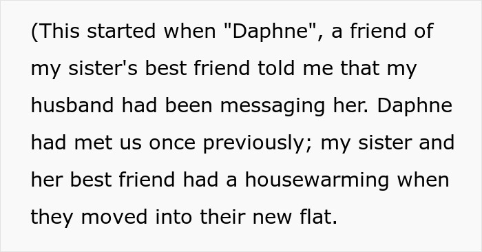 Friend reveals husband's messages, leading to wife discovering dating app deceit