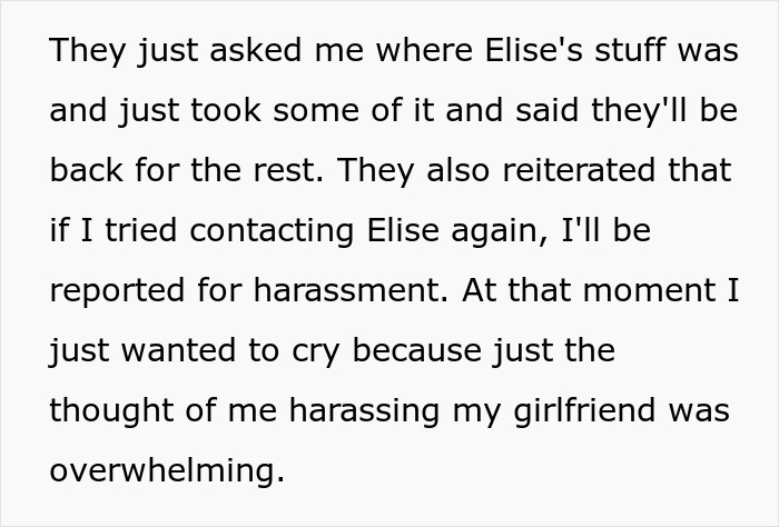 Text post recounting the emotional strain after a dream proposal became a nightmare due to a disappearing act.