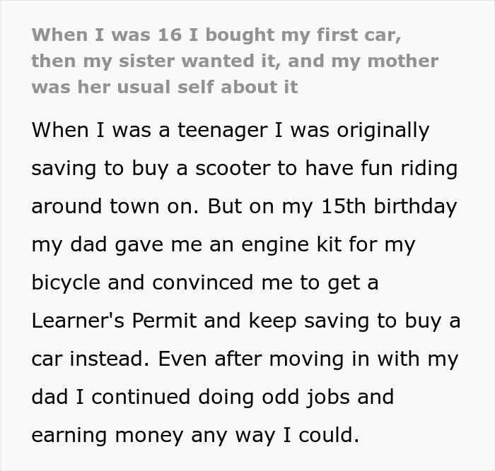 A story screenshot detailing how a teen works 2 years to buy his first car and earns money A story screenshot detailing how a teen works 2 years to buy his first car and earns money