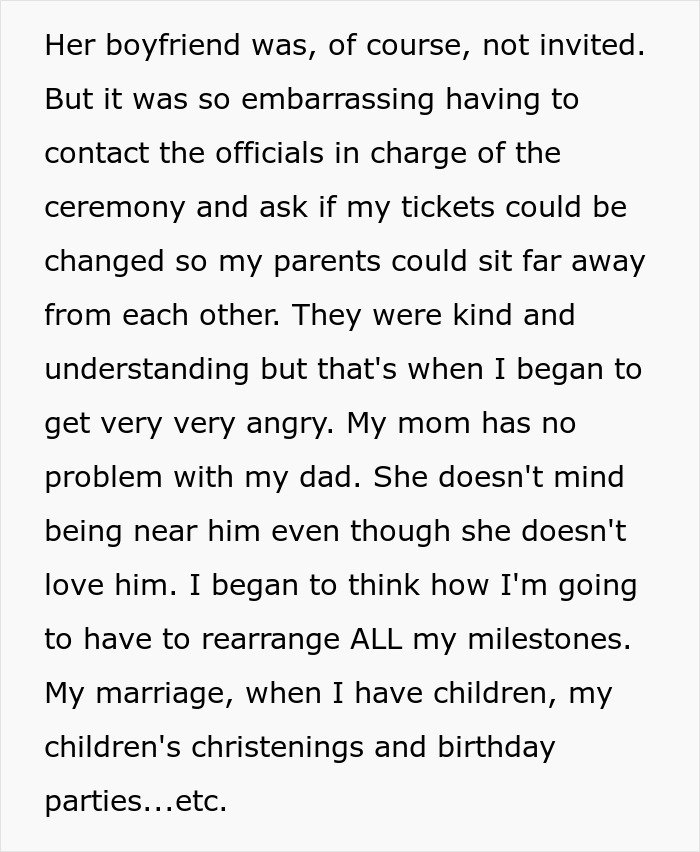 Dad Threatens To Skip Daughter’s Wedding If She Invites Cheater Mom, She’s Fed Up With Their Drama Dad Threatens To Skip Daughter’s Wedding If She Invites Cheater Mom, She’s Fed Up With Their Drama