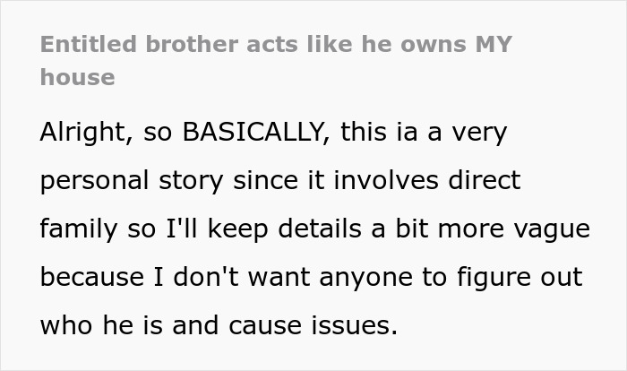 Guy Treats Parents And Brother's Duplex Like His Property, Doesn't Pay Full Rent He Owes Either Guy Treats Parents And Brother's Duplex Like His Property, Doesn't Pay Full Rent He Owes Either