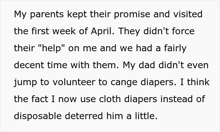 Post describing how a dad visited after his daughter set a clear boundary before giving birth. Post describing how a dad visited after his daughter set a clear boundary before giving birth.