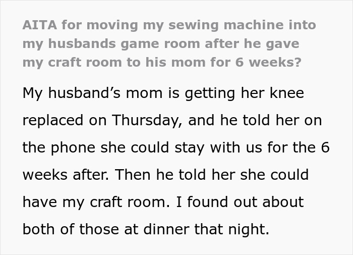 Guy Learns Why You Should Always Consult Your Wife Before Letting Your Mom Move In For 6 Weeks