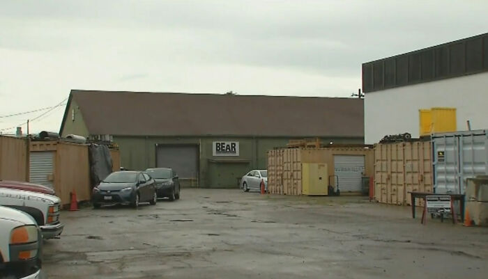 An exterior view of a workplace building where a woman hid a spy camera at work. An exterior view of a workplace building where a woman hid a spy camera at work.