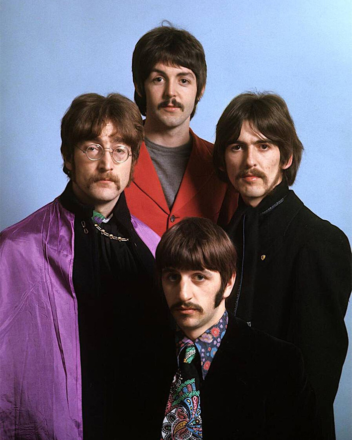 The Beatles portrait, related to discussions around Barry Keoghan upcoming role playing Ringo Starr.