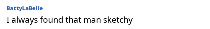 Comment calling Ben Affleck sketchy related to problematic history with women