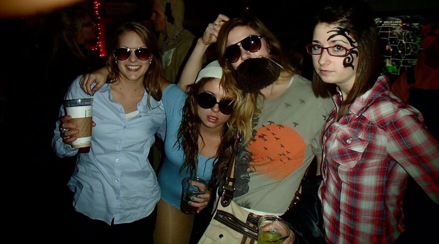 My Friends And I Dressed As The Guys From The Hangover. I Was The Baby