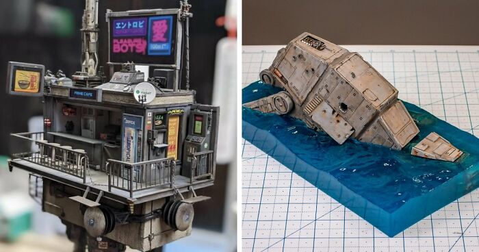 65 Tiny Handmade Models So Perfect That You Might Wonder If Someone Shrunk The Real Thing Down To Size