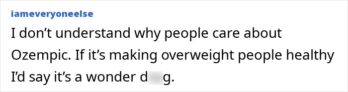 An online comment about Ozempic in relation to Billie Eilish and health An online comment about Ozempic in relation to Billie Eilish and health