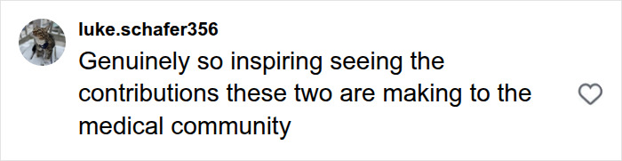 A positive comment about contributions to research on female health issues. A positive comment about contributions to research on female health issues.