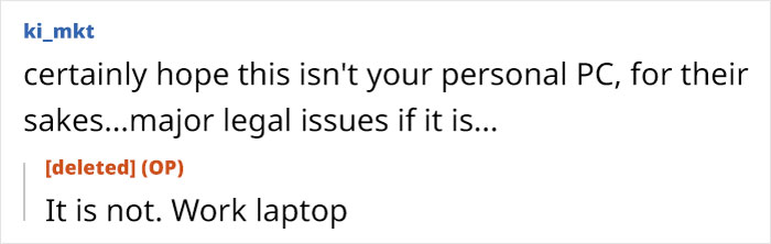Employee Suspects Boss Is Screenshotting Their Laptop After Noticing Suspicious Blinks, Has Fun With It Employee Suspects Boss Is Screenshotting Their Laptop After Noticing Suspicious Blinks, Has Fun With It